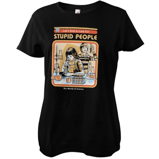 Cure For Stupid People Girly Tee