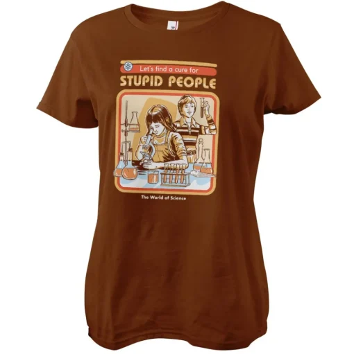 Cure For Stupid People Girly Tee