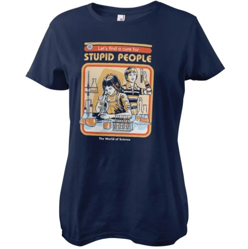 Cure For Stupid People Girly Tee