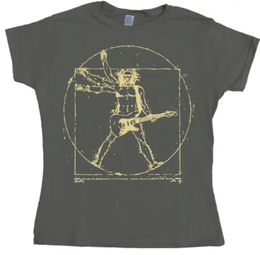 Da Vinci Rock Man Girly Tee