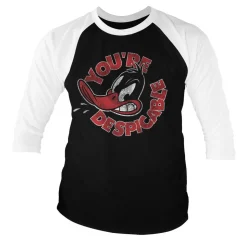 Daffy Duck - You're Despicable Baseball 3/4 Sleeve Tee