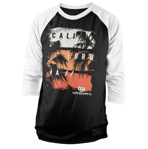D&D California Palms Baseball 3/4 Sleeve Tee