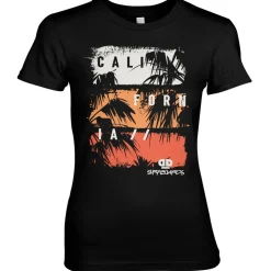 D&D California Palms Girly Tee