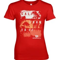 D&D California Palms Girly Tee