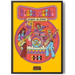 Death Metal Sing-Along Poster Standard