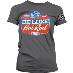 DeLuxe - Hot Rod Tires Girly T-Shirt