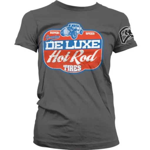 DeLuxe - Hot Rod Tires Girly T-Shirt