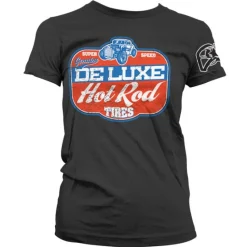 DeLuxe - Hot Rod Tires Girly T-Shirt