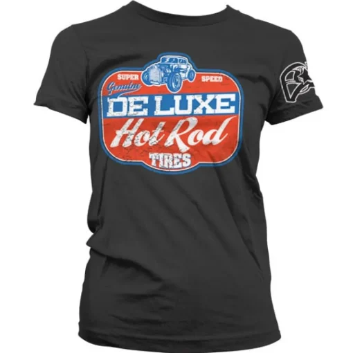 DeLuxe - Hot Rod Tires Girly T-Shirt