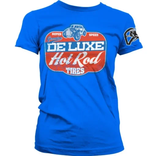DeLuxe - Hot Rod Tires Girly T-Shirt