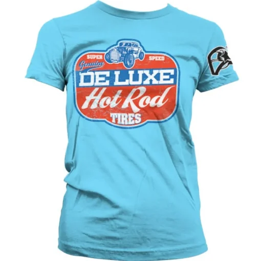 DeLuxe - Hot Rod Tires Girly T-Shirt