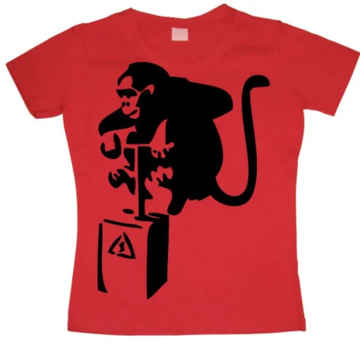 Detonator Monkey Girly T-shirt