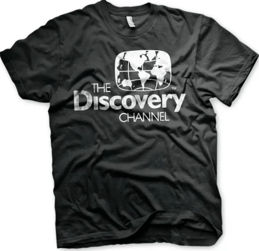 Discovery Channel Distressed Logo T-Shirt