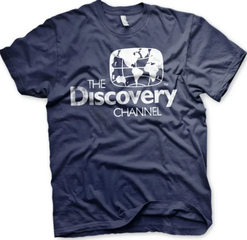 Discovery Channel Distressed Logo T-Shirt