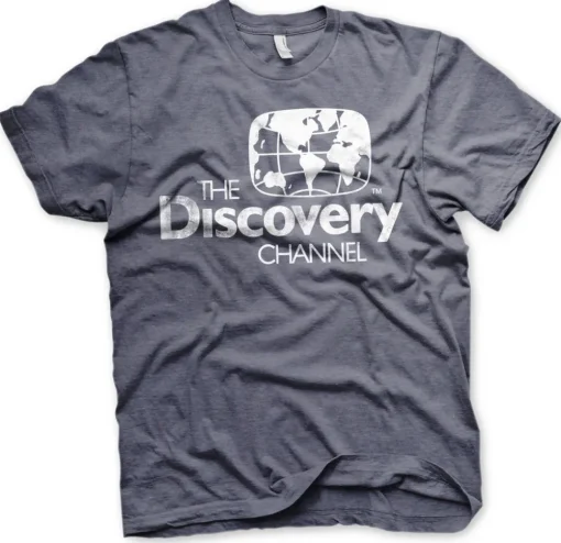 Discovery Channel Distressed Logo T-Shirt