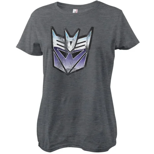 Distressed Decepticon Shield Girly Tee