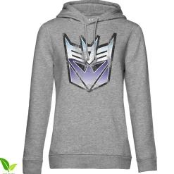 Distressed Decepticon Shield Girls Hoodie