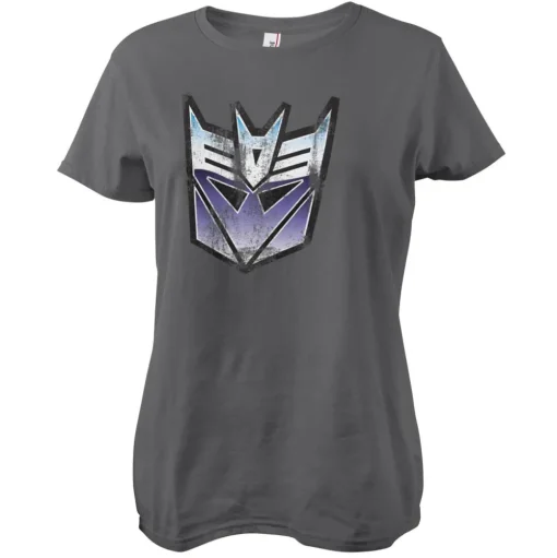 Distressed Decepticon Shield Girly Tee