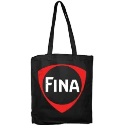 Distressed Fina Logo Tote Bag