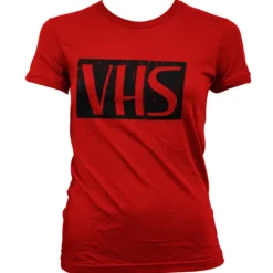 Distressed VHS Girly T-Shirt