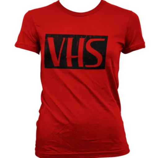 Distressed VHS Girly T-Shirt