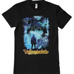 Distressed Yellowjackets Wolf T-Shirt