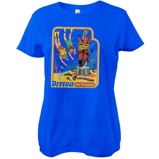 Diving For Treasure Girly Tee