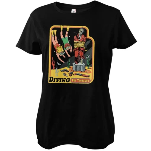 Diving For Treasure Girly Tee