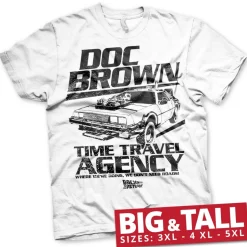 Doc Brown Time Travel Agency Big & Tall T-Shirt