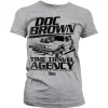 Doc Brown Time Travel Agency Girly Tee