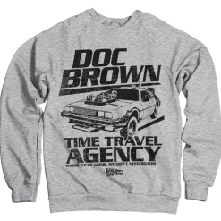 Doc Brown Time Travel Agency Sweatshirt