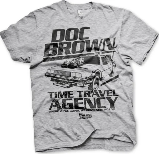 Doc Brown Time Travel Agency T-Shirt