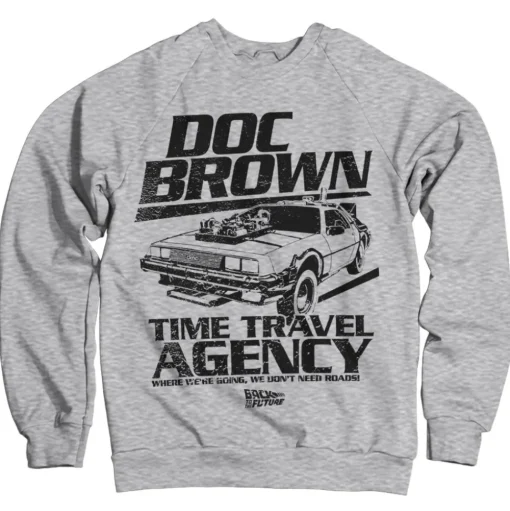 Doc Brown Time Travel Agency Sweatshirt