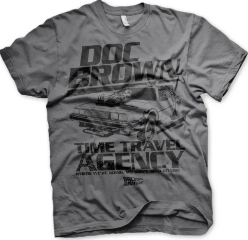 Doc Brown Time Travel Agency T-Shirt