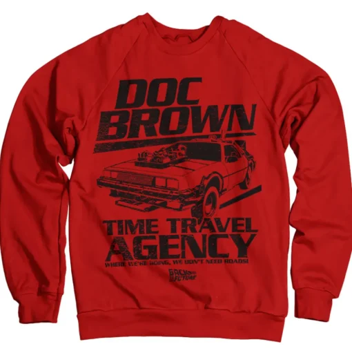 Doc Brown Time Travel Agency Sweatshirt