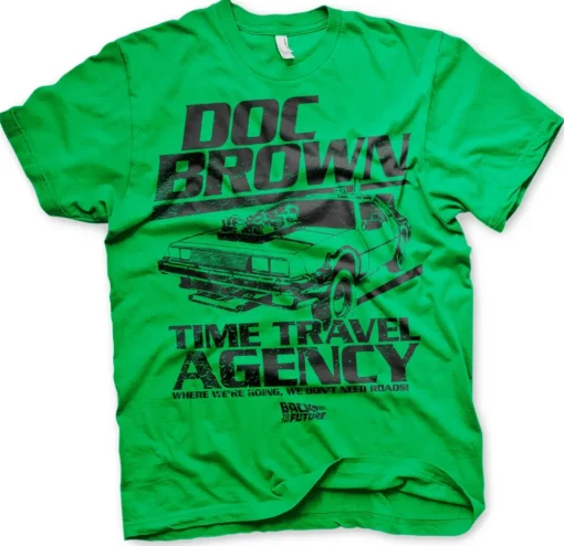 Doc Brown Time Travel Agency T-Shirt