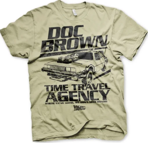 Doc Brown Time Travel Agency T-Shirt