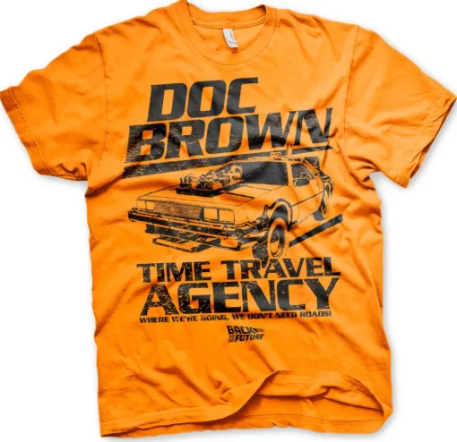 Doc Brown Time Travel Agency T-Shirt