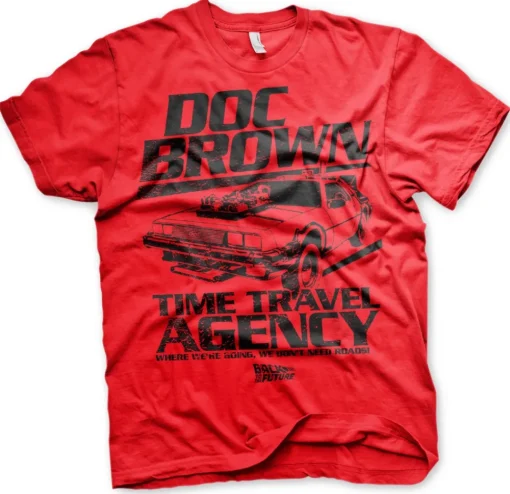 Doc Brown Time Travel Agency T-Shirt
