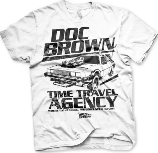 Doc Brown Time Travel Agency T-Shirt