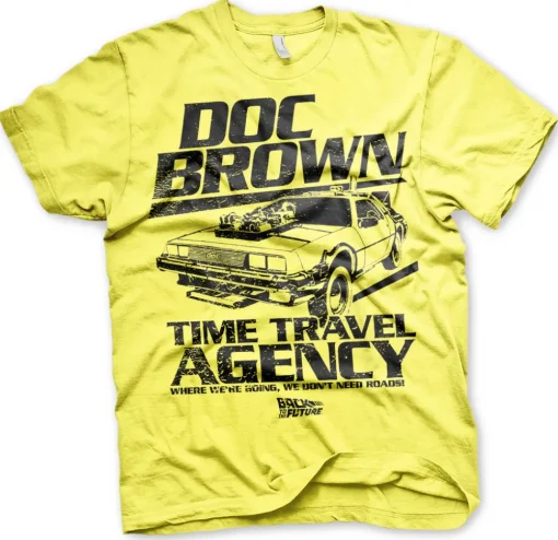 Doc Brown Time Travel Agency T-Shirt