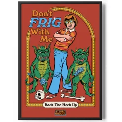 Don't Frig With Me Poster Standard