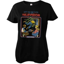 Don't Sit Too Close To The Television Girly Tee