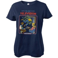 Don't Sit Too Close To The Television Girly Tee
