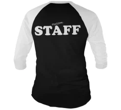 Double Deuce STAFF Baseball 3/4 Sleeve Tee