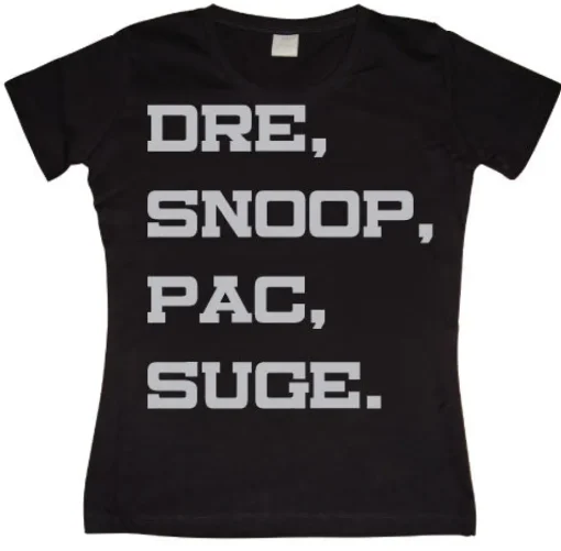 Dre, Snoop, Pac & Suge Girly Tee