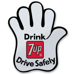 Drink 7-Up - Drive Safely Sticker