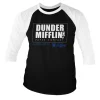 Dunder Mifflin - Division of Sabre Baseball 3/4 Sleeve Tee
