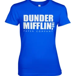 Dunder Mifflin Inc. Logo Girly Tee