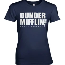 Dunder Mifflin Inc. Logo Girly Tee